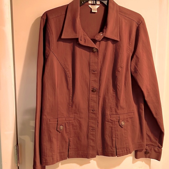 Christopher & Banks Brown Jacket - Picture 1 of 11